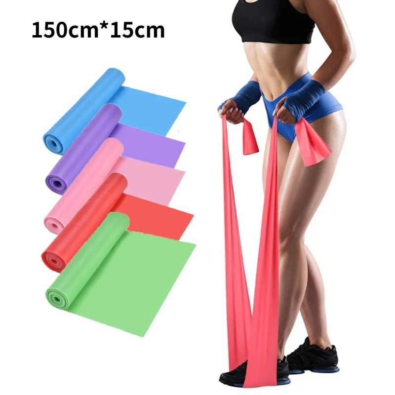Natural Latex Resistance Bands - Home Gym Routine review and price