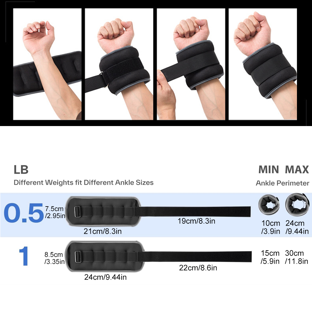 1Pair Wrist Weights, Ankle Wei - Leg Home Gym Workout review and price
