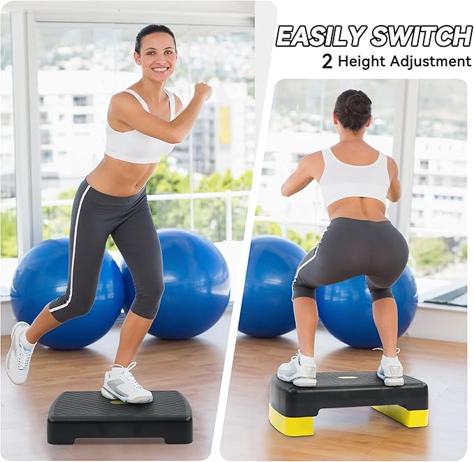 Height Adjustable Aerobic Step - Leg Home Gym Workout review and price