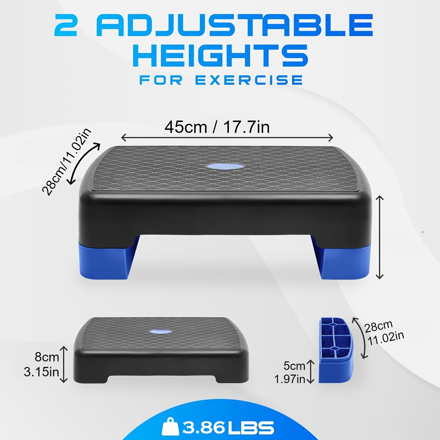 Height Adjustable Aerobic Step - Leg Home Gym Workout review and price
