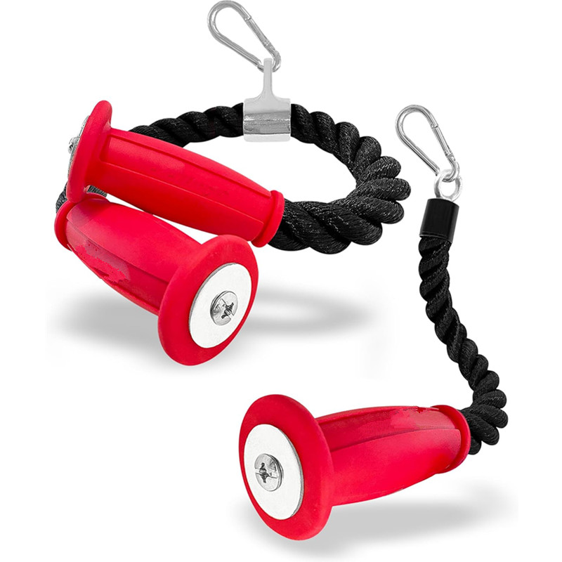 Ergonomic Tricep Ropes Non-Sli - Home Gym Routine review and price