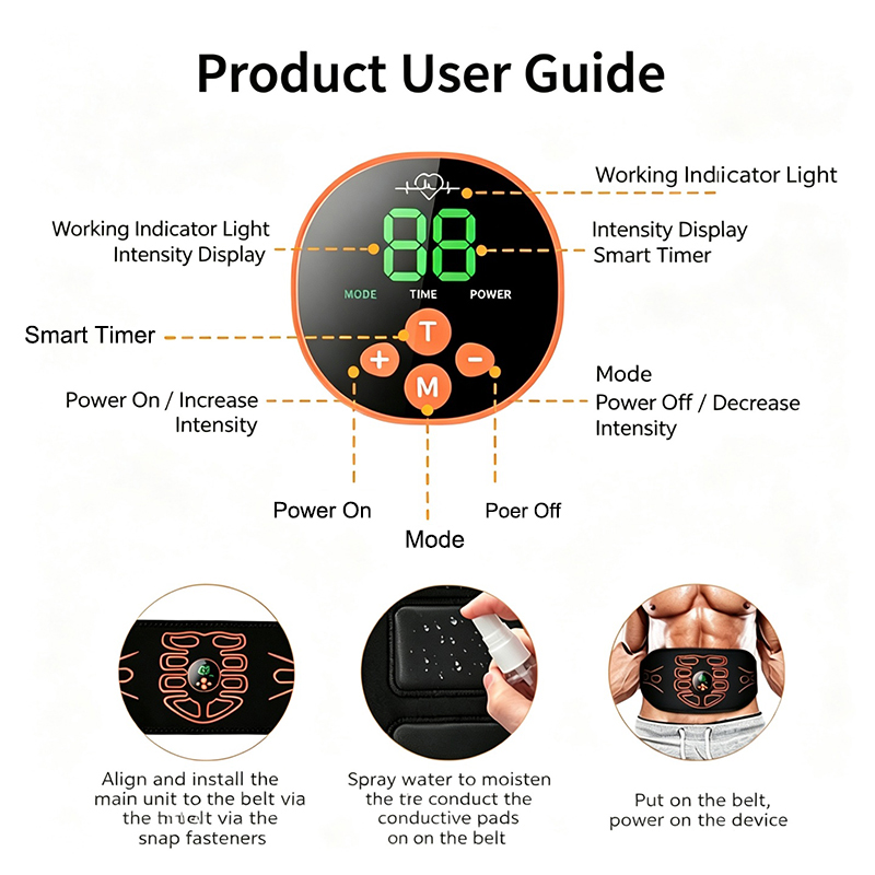 Abdominal Toning Belt Smart Ab - Home Gym Routine review and price