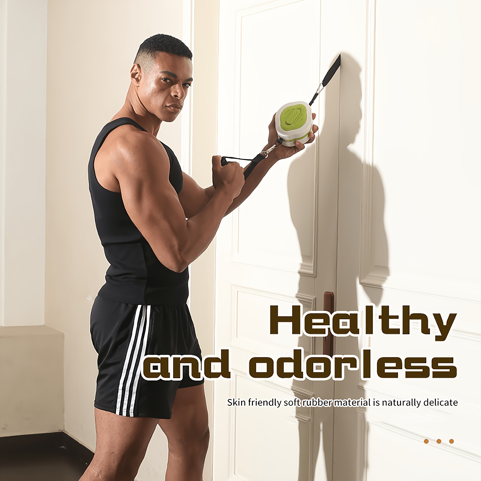 Portable Retractable Cable Tra - Home Gym Equipment Set review and price
